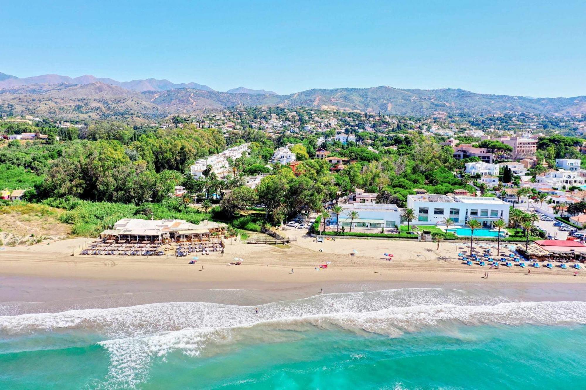 1080 Beachfront Penthouse 3 Floors Jacuzzi 2 Pools Wifi Roof Terrace Marbella Exterior foto